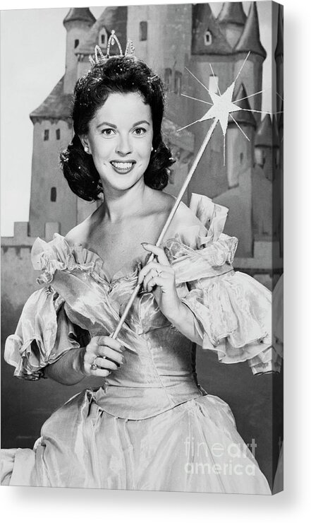 People Acrylic Print featuring the photograph Shirley Temple In Costume by Bettmann