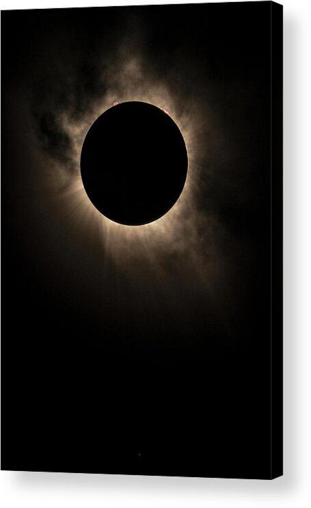 Solar Eclipse Acrylic Print featuring the photograph Solar Eclipse of 2017 by Randy Lemoine