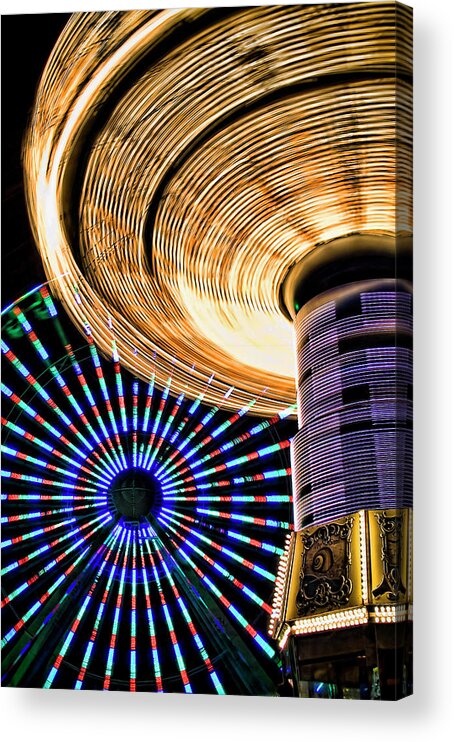 Outdoors Acrylic Print featuring the photograph Spinning, Whirling, Summer Nights by Copyright Chase Schiefer. Www.chaseschieferphotography.com