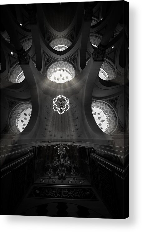 Mosque Acrylic Print featuring the photograph Spirituality by Ahmed Aldaie
