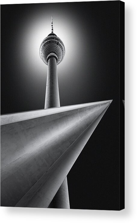 Architecture Acrylic Print featuring the photograph Sputnik by Antoni Figueras Barranco