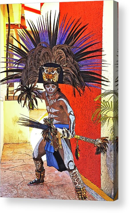 Warrior Acrylic Print featuring the photograph Standing His Ground by Pheasant Run Gallery