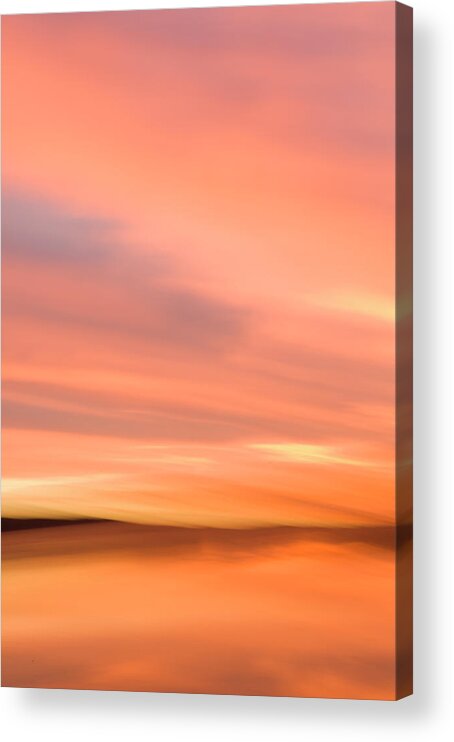 Tranquility Acrylic Print featuring the photograph Stunning Sunrise Over The Connecticut by John Nordell