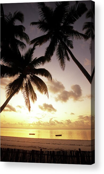 Tanzania Acrylic Print featuring the photograph Tanzania, Zanzibar, East Coast, Beach by Tropicalpixsingapore
