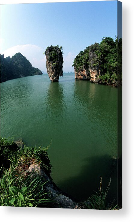 Phang-nga Province Acrylic Print featuring the photograph Thailand, Phang Nga, Ko Tapu Or James by Tropicalpixsingapore