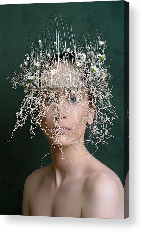 Conceptual Acrylic Print featuring the photograph The Maid Of Orle?ans IIi by Peyman Naderi