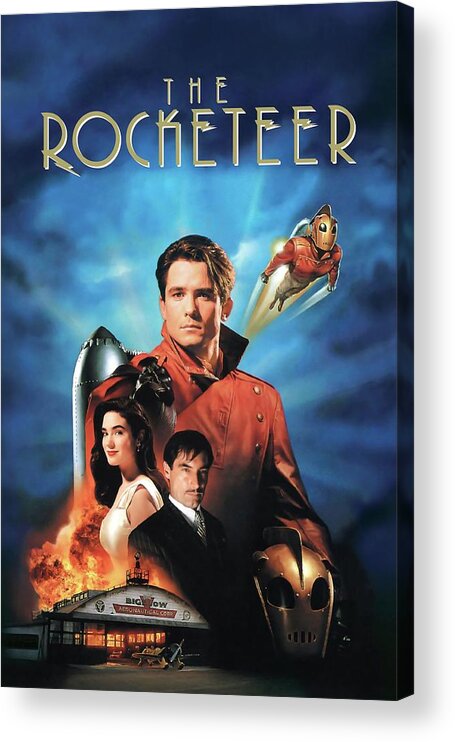 1990s Acrylic Print featuring the photograph The Rocketeer -1991-. by Album