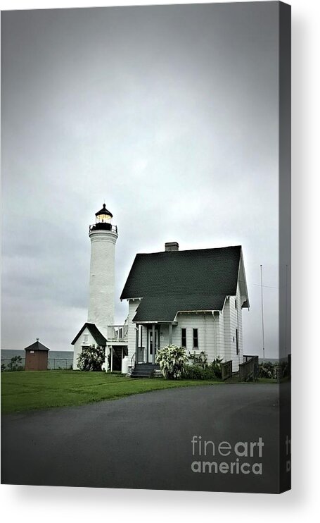 Lighthouse Acrylic Print featuring the photograph Tibbetts Point by Michael Lang