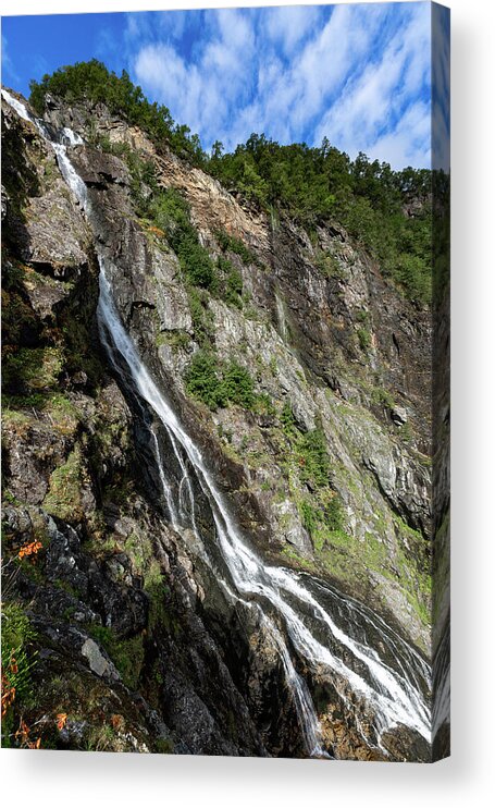 Outdoors Acrylic Print featuring the photograph Tuftefossen, Norway by Andreas Levi