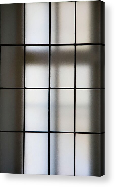 Grid Acrylic Print featuring the photograph Two Windows by Gerard Hermand