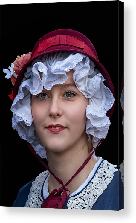 Woman Acrylic Print featuring the photograph Victorian Christmas by Richard Reames