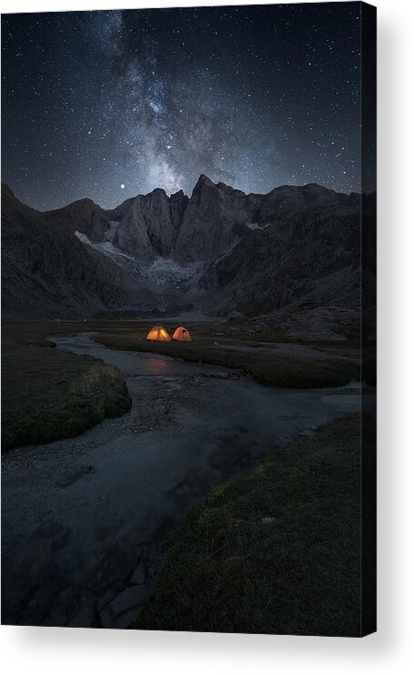 Astronomy Acrylic Print featuring the photograph Vignemale by Carlos Gonzalez