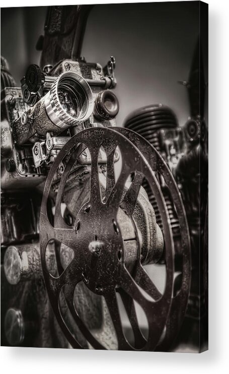 Projector Acrylic Print featuring the photograph Vintage 16mm by Scott Norris