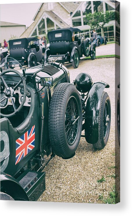 Vintage Acrylic Print featuring the photograph Vintage Bentley Motor Car by Tim Gainey