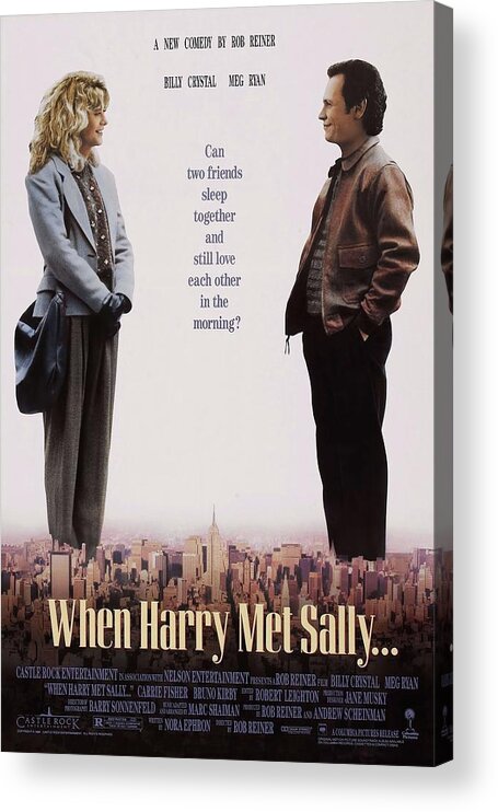 1980s Acrylic Print featuring the photograph When Harry Met Sally.. . -1989-. by Album