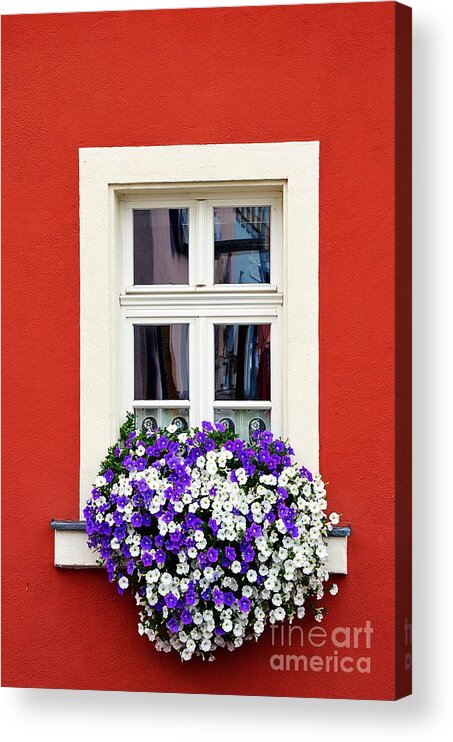 Architecture Acrylic Print featuring the photograph Window by Thomas Schroeder