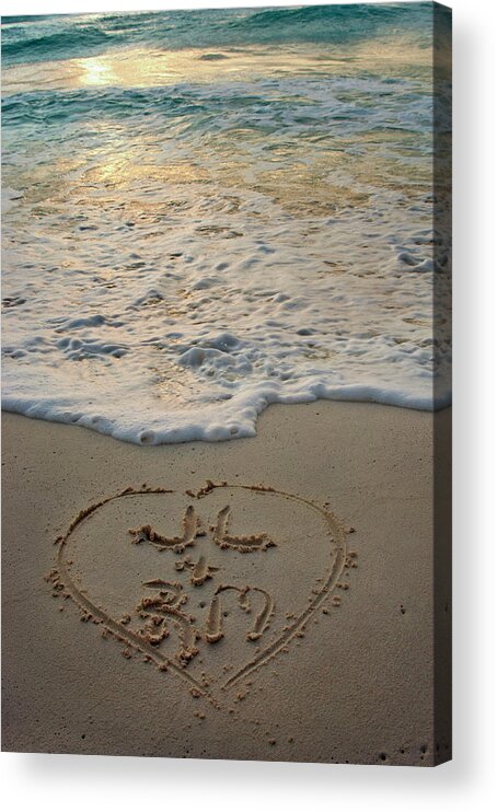 Sunset Acrylic Print featuring the photograph With Love by Jill Love