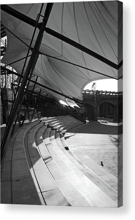 Manchester Acrylic Print featuring the photograph 01--02-15 MANCHESTER. Castlefields Arena. by Lachlan Main