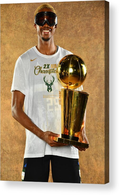 Playoffs Acrylic Print featuring the photograph 2021 NBA Finals Portraits by Jesse D. Garrabrant