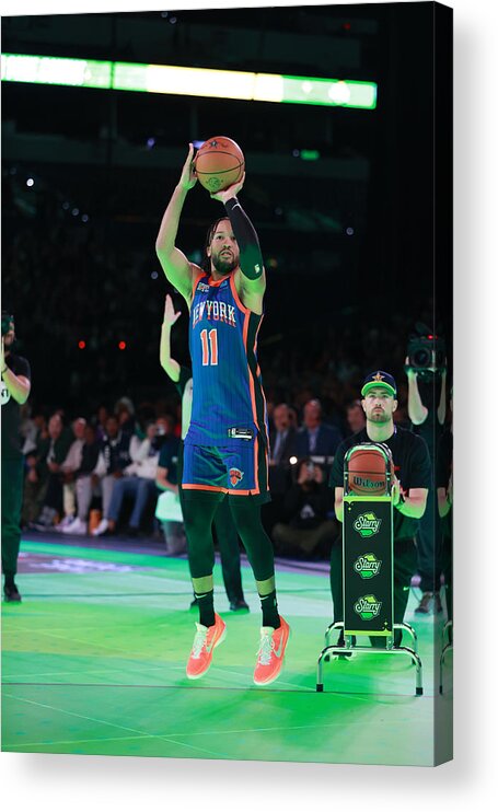 Saturday Acrylic Print featuring the photograph 2024 NBA All Star - Starry 3-Point Contest #1 by Nathaniel S. Butler