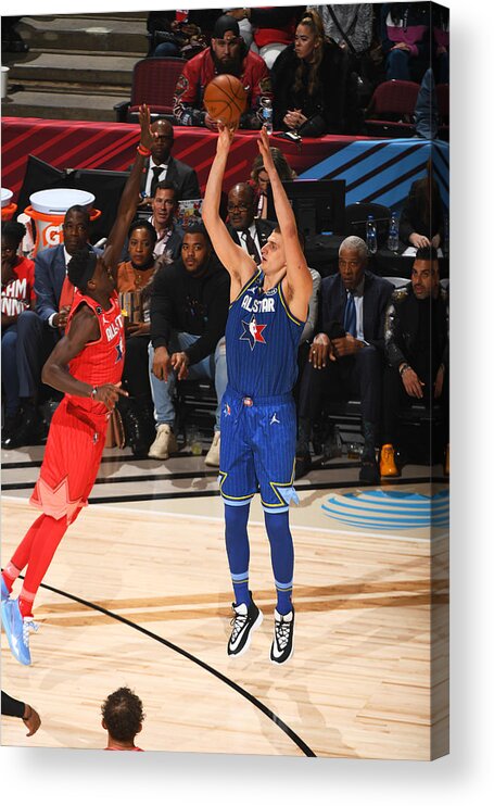 Nba Pro Basketball Acrylic Print featuring the photograph 69th NBA All-Star Game by Garrett Ellwood