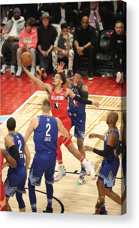 Trae Young Acrylic Print featuring the photograph 69th NBA All-Star Game #1 by Joe Murphy