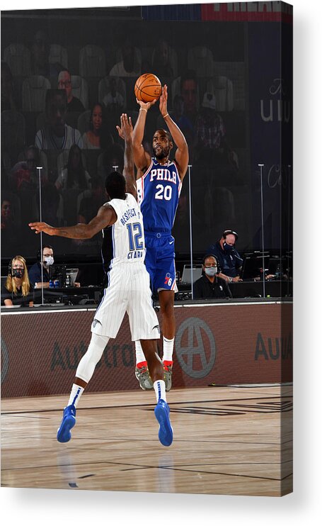 Nba Pro Basketball Acrylic Print featuring the photograph Alec Burks by Jesse D. Garrabrant