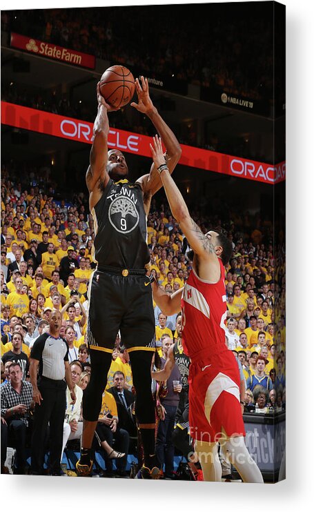 Playoffs Acrylic Print featuring the photograph Andre Iguodala by Nathaniel S. Butler