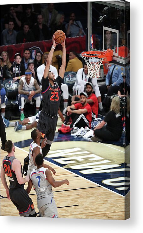 Smoothie King Center Acrylic Print featuring the photograph Anthony Davis by Joe Murphy
