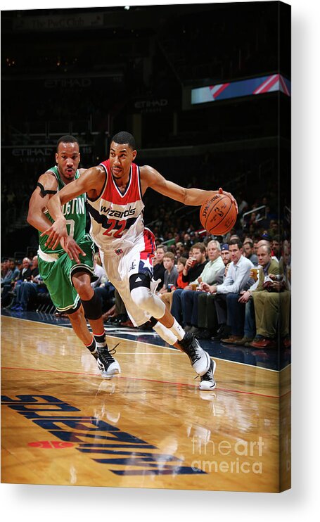 Otto Porter Jr Acrylic Print featuring the photograph Avery Bradley by Ned Dishman