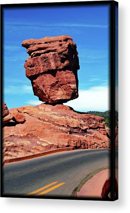 Colorado Acrylic Print featuring the photograph Balanced Rock 3 #1 by Richard Risely