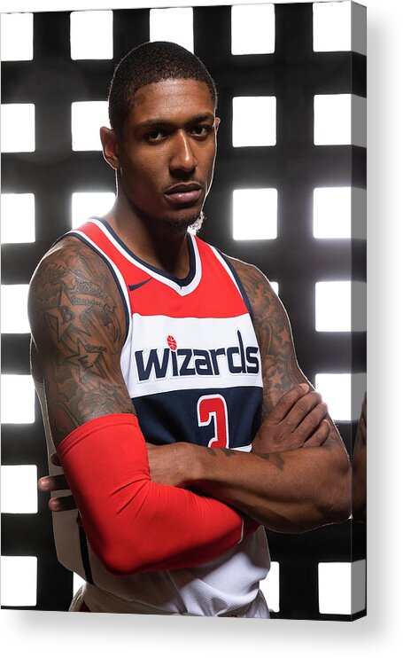 Media Day Acrylic Print featuring the photograph Bradley Beal by Stephen Gosling