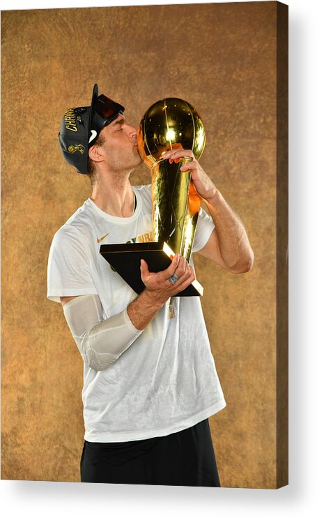 Playoffs Acrylic Print featuring the photograph Brook Lopez by Jesse D. Garrabrant