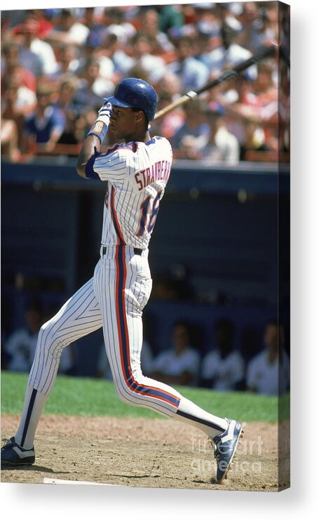 1980-1989 Acrylic Print featuring the photograph Darryl Strawberry by Rich Pilling