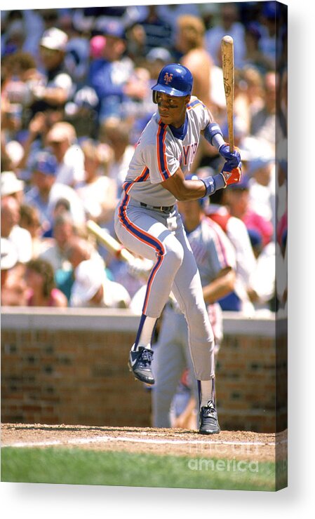 1980-1989 Acrylic Print featuring the photograph Darryl Strawberry by Ron Vesely