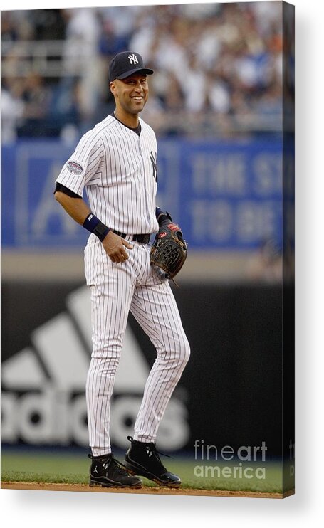 People Acrylic Print featuring the photograph Derek Jeter by Nick Laham