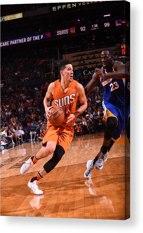Nba Pro Basketball Acrylic Print featuring the photograph Devin Booker by Noah Graham