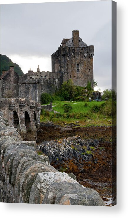Scotland Acrylic Print featuring the photograph Eilean Donan Castle in the loch Alsh at the highlands of Scotlan #1 by Michalakis Ppalis