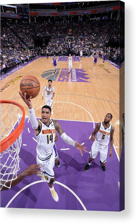 Nba Pro Basketball Acrylic Print featuring the photograph Gary Harris by Rocky Widner