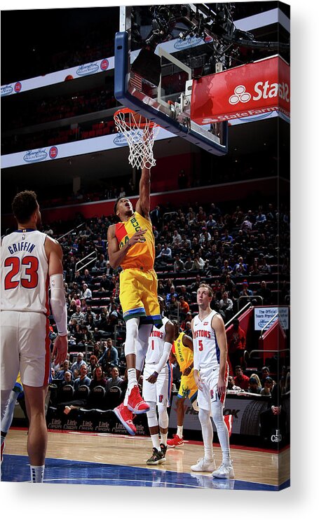 Nba Pro Basketball Acrylic Print featuring the photograph Giannis Antetokounmpo by Brian Sevald