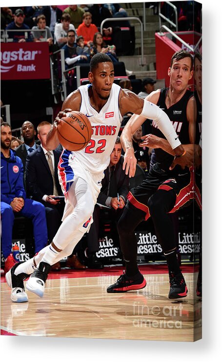 Glenn Robinson Iii Acrylic Print featuring the photograph Glenn Robinson #1 by Chris Schwegler