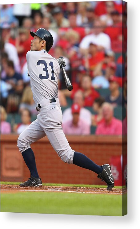 Second Inning Acrylic Print featuring the photograph Ichiro Suzuki #1 by Dilip Vishwanat