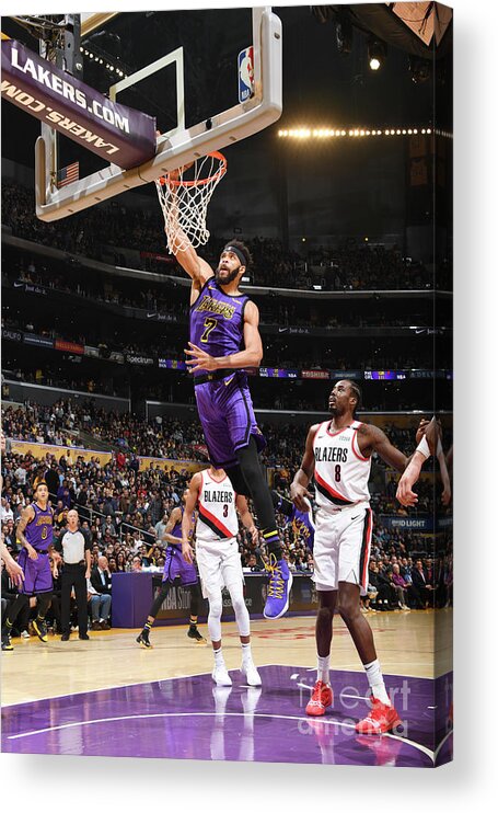 Javale Mcgee Acrylic Print featuring the photograph Javale Mcgee #1 by Andrew D. Bernstein