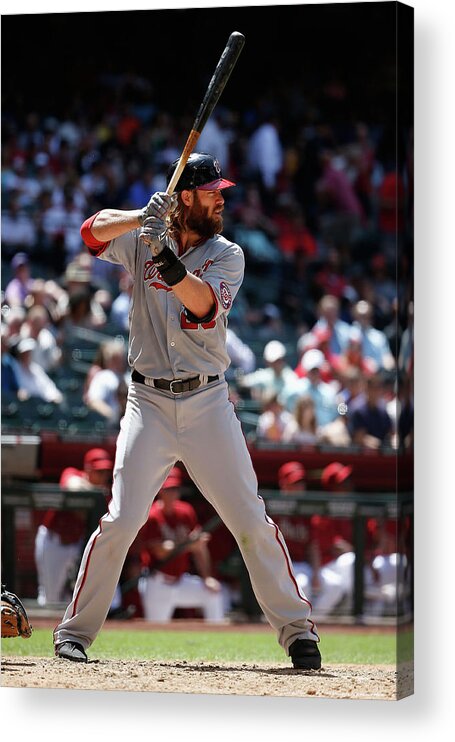 American League Baseball Acrylic Print featuring the photograph Jayson Werth by Christian Petersen
