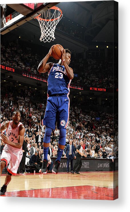 Playoffs Acrylic Print featuring the photograph Jimmy Butler by Ron Turenne