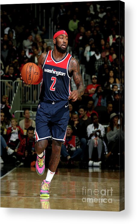 Nba Pro Basketball Acrylic Print featuring the photograph John Wall by Stephen Gosling