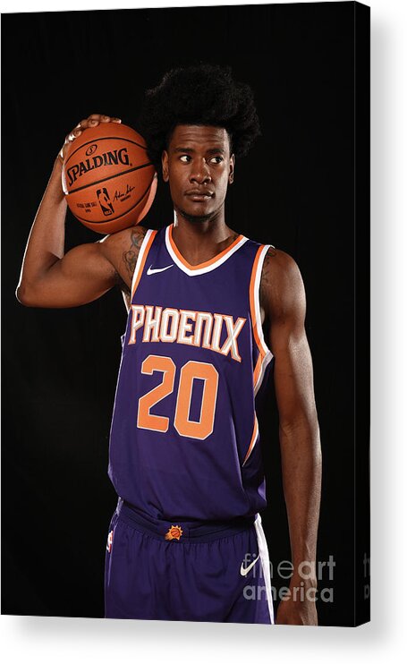 Nba Pro Basketball Acrylic Print featuring the photograph Josh Jackson by Brian Babineau