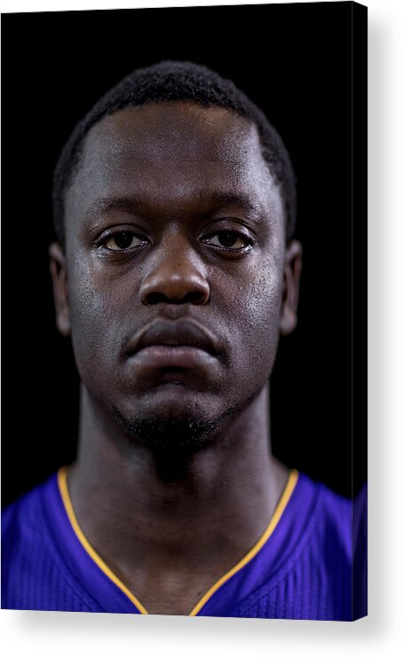 Nba Pro Basketball Acrylic Print featuring the photograph Julius Randle by Nick Laham