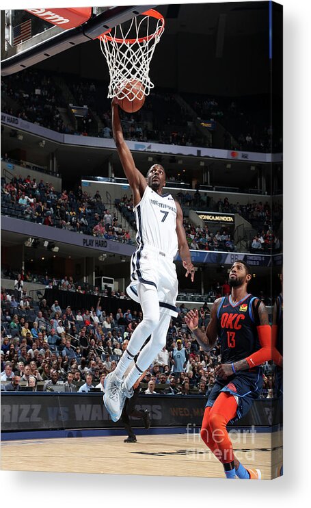 Nba Pro Basketball Acrylic Print featuring the photograph Justin Holiday by Joe Murphy