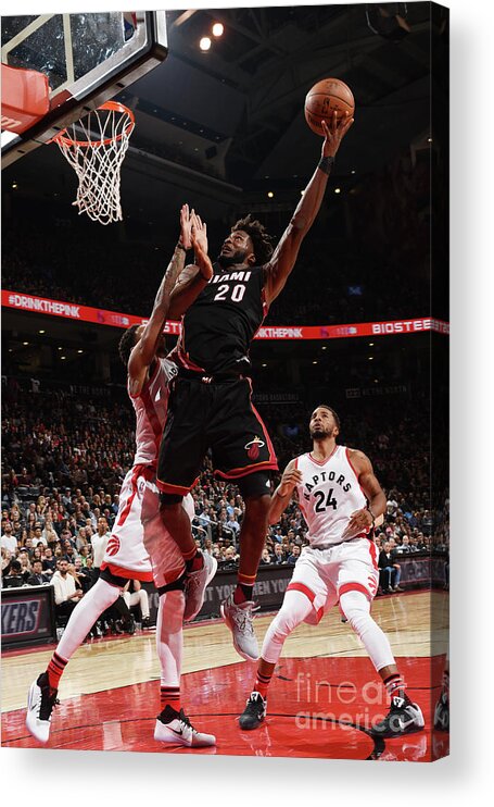 Justise Winslow Acrylic Print featuring the photograph Justise Winslow by Ron Turenne